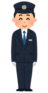 タクシー乗務員イラスト